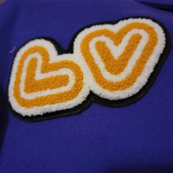 Louis Vuitton x Virgil Abloh size 44 AW22 Purple Frog Varsity - Picture 4 of 15